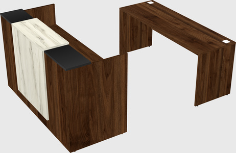Modular reception desk