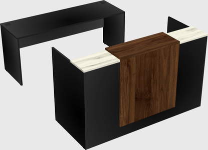 Modular reception desk