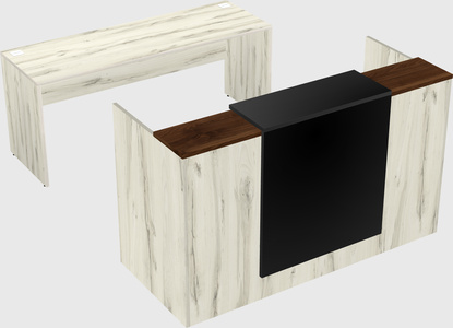 Modular reception desk