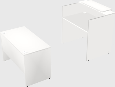 Modular reception desk