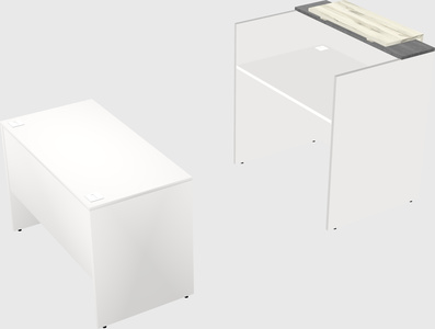 Modular reception desk