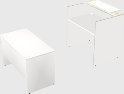 Modular reception desk