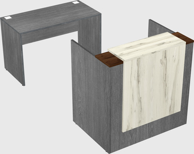 Modular reception desk
