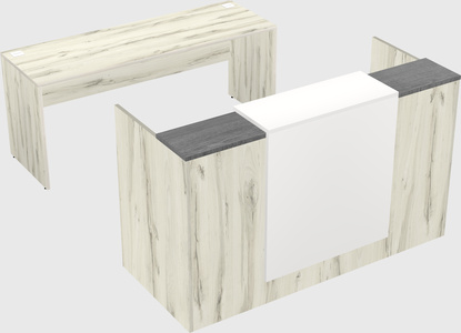Modular reception desk
