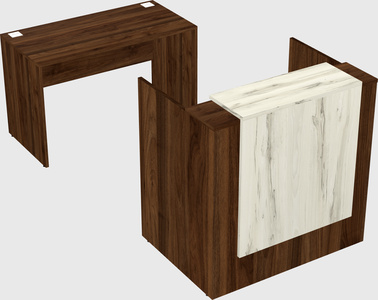 Modular reception desk