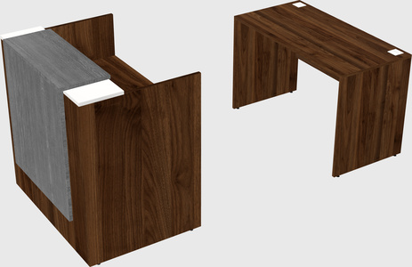 Modular reception desk