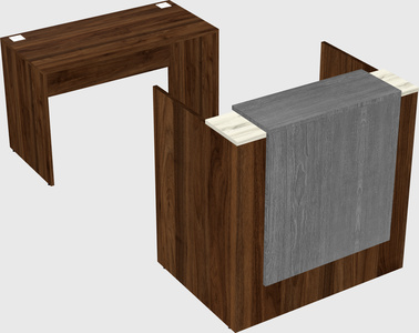 Modular reception desk