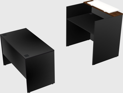 Comptoir d'accueil modulable