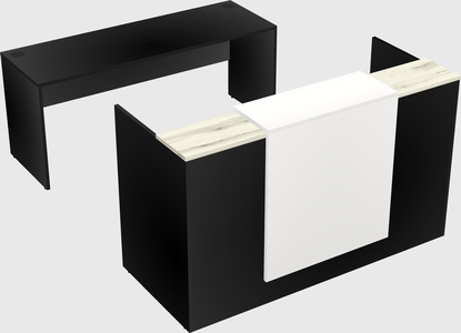 Modular reception desk