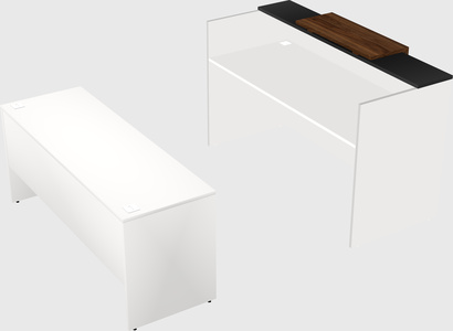 Comptoir d'accueil modulable