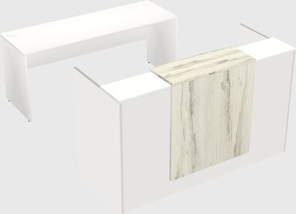 Modular reception desk