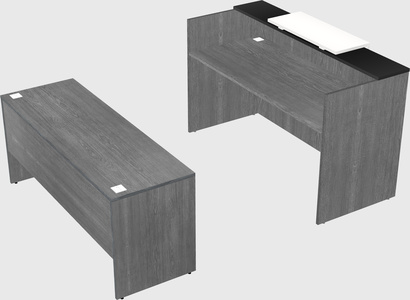 Comptoir d'accueil modulable