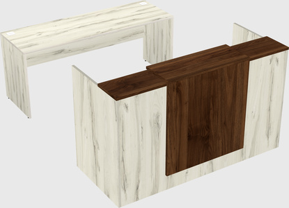 Modular reception desk