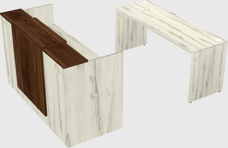 Modular reception desk