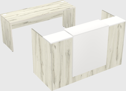 Modular reception desk