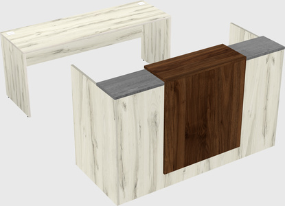 Modular reception desk