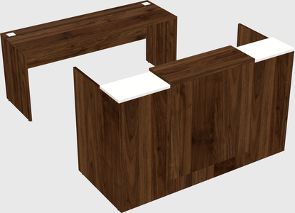 Modular reception desk