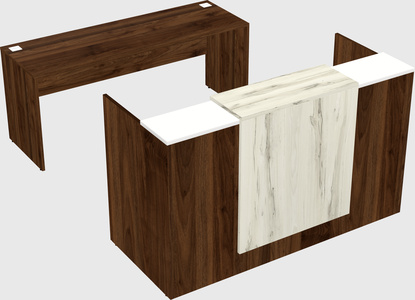 Modular reception desk