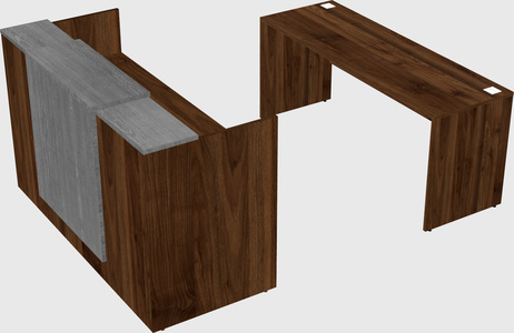 Modular reception desk