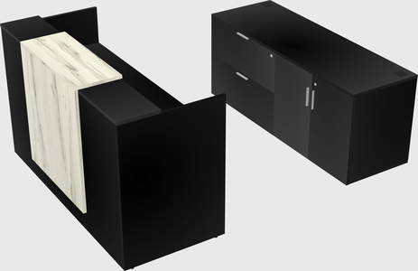 Modular reception desk