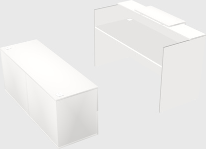 Modular reception desk