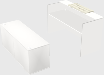 Modular reception desk