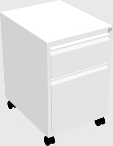Box/file mobile pedestal