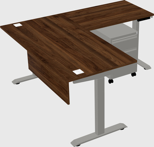 Height-adjustable desk - commercial grade