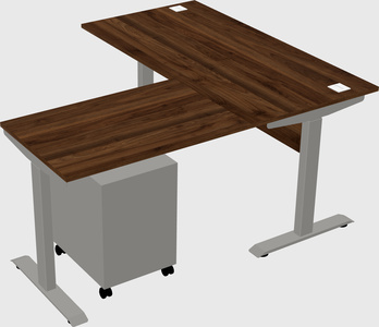 Height-adjustable desk - commercial grade