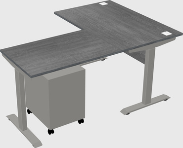 Height-adjustable desk - commercial grade