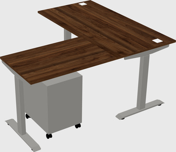 Height-adjustable desk - commercial grade