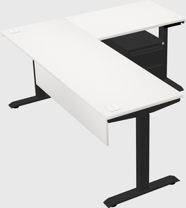 Height-adjustable desk - commercial grade