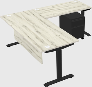Height-adjustable desk - commercial grade