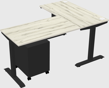 Height-adjustable desk - commercial grade