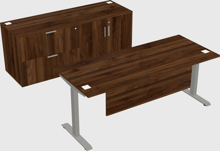 高度可调办公桌 - 商用级