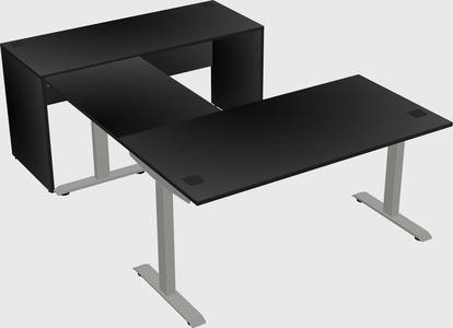Height-adjustable desk - commercial grade
