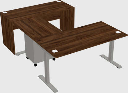 Height-adjustable desk - commercial grade