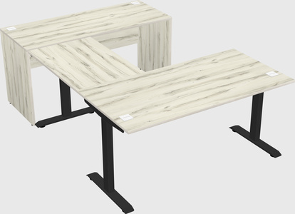 Height-adjustable desk - commercial grade