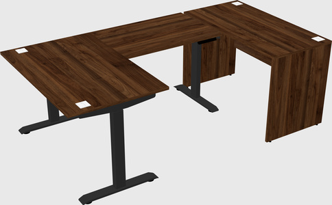 Height-adjustable desk - commercial grade