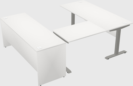 Height-adjustable desk - commercial grade