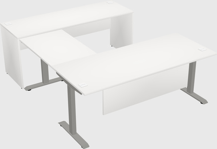 Height-adjustable desk - commercial grade