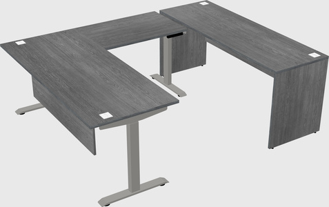 Height-adjustable desk - commercial grade