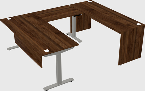 Height-adjustable desk - commercial grade