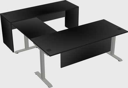 Height-adjustable desk - commercial grade