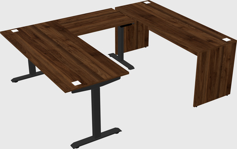 Height-adjustable desk - commercial grade