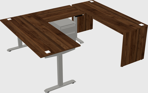Height-adjustable desk - commercial grade