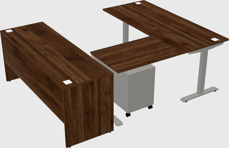 Height-adjustable desk - commercial grade