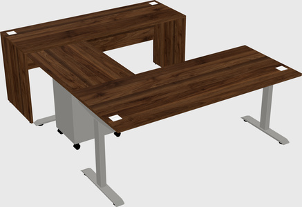 Height-adjustable desk - commercial grade