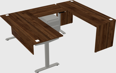 Height-adjustable desk - commercial grade