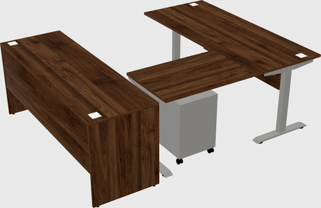 Height-adjustable desk - commercial grade